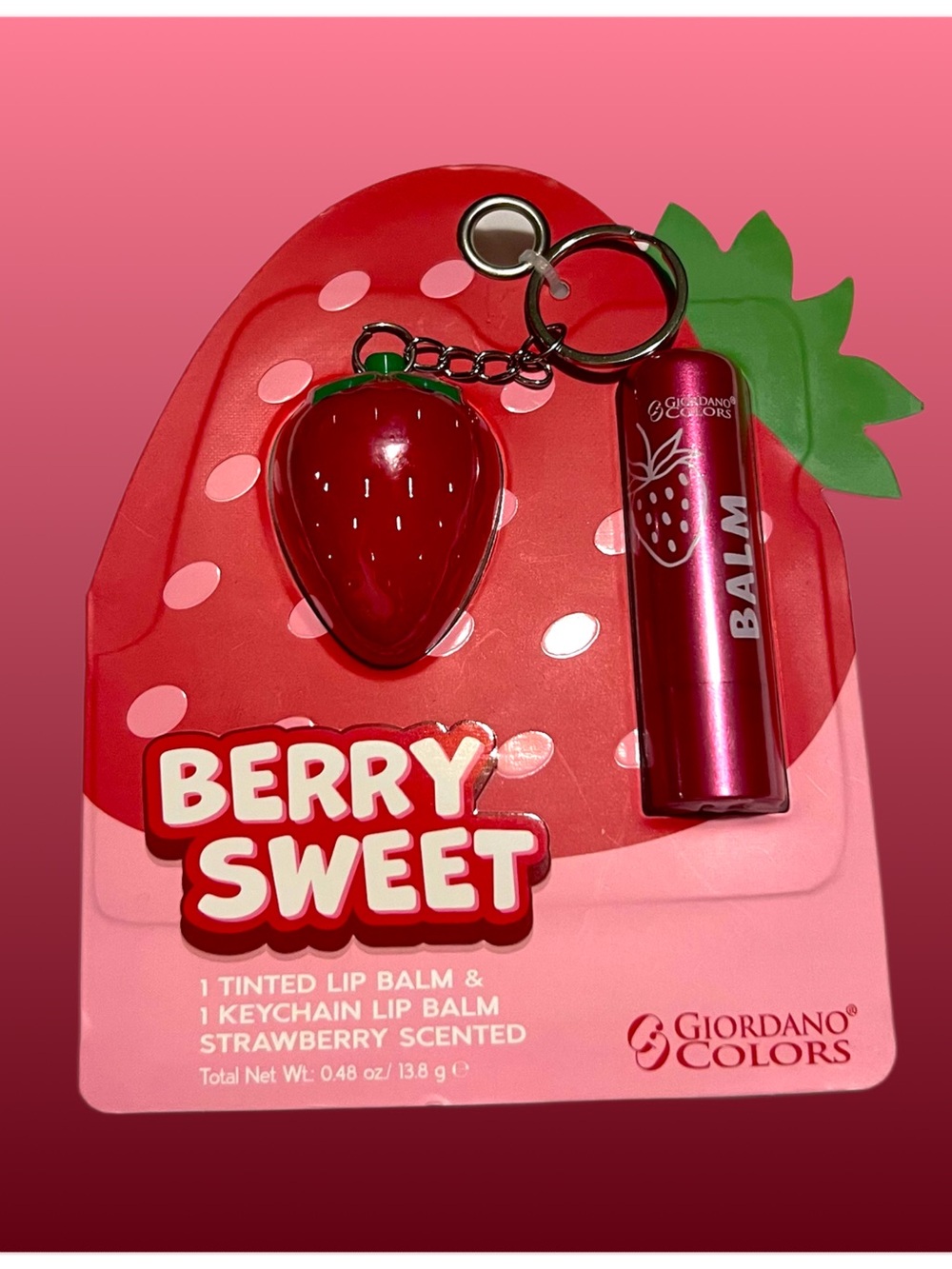 Strawberry Lip Balm Set
